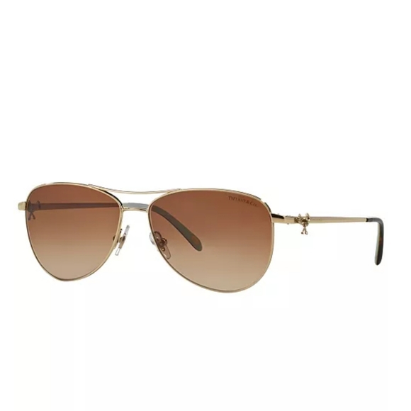 Tiffany & Co. Accessories - Tiffany & Company Aviator Pilot Bow Sunglasses TF3044 #232